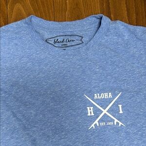 Island Crew Blue Surf T-Shirt M